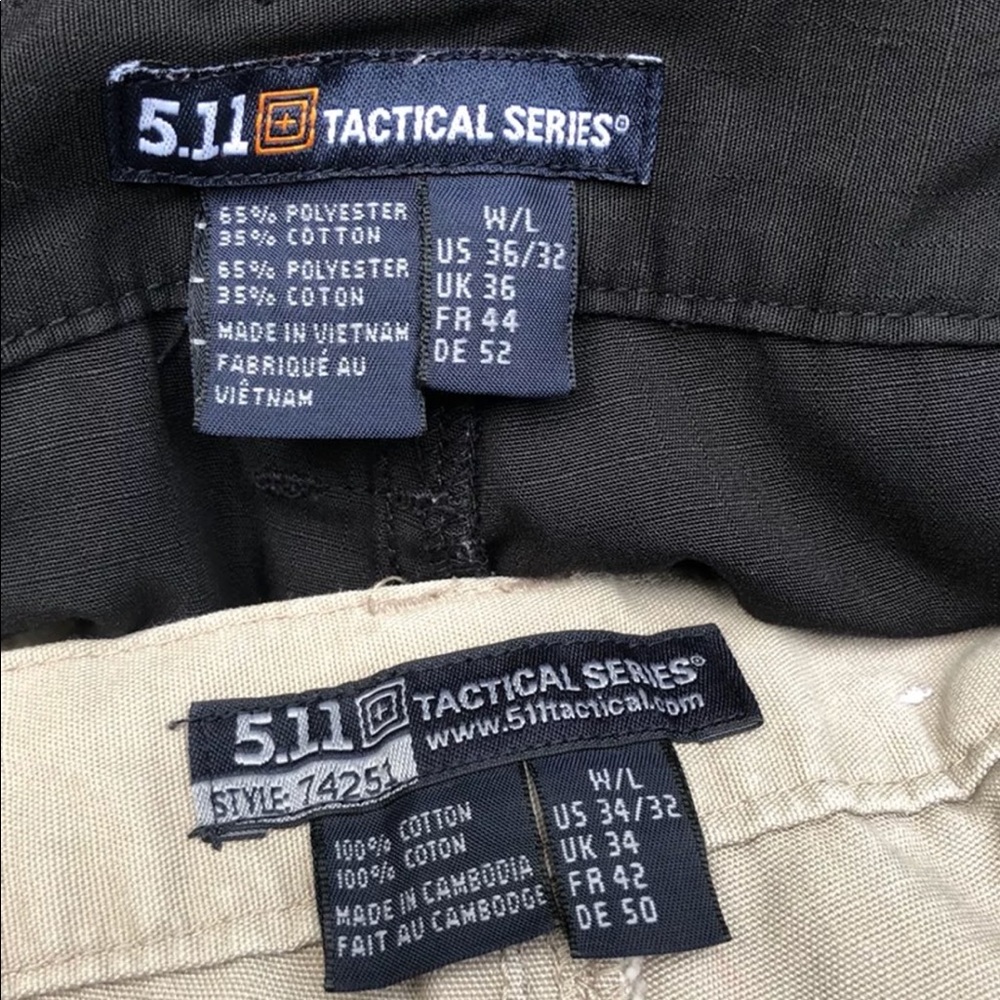 2 - 5.11 Utility Military airsoft combat EUC pants